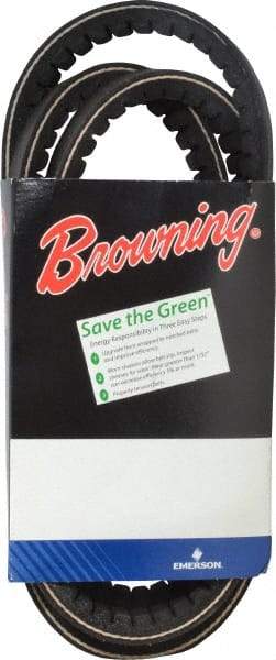 Browning - Section BX, 21/32" Wide, 65" Outside Length, Gripnotch V-Belt - Rubber Compound, Gripnotch, No. BX62 - Eagle Tool & Supply