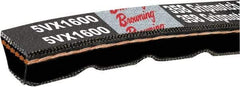 Browning - Section 5VX, 5/8" Wide, 123" Outside Length, Gripnotch V-Belt - Rubber Compound, 358 Gripnotch, No. 5VX1230 - Eagle Tool & Supply