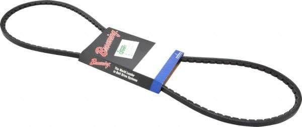 Browning - Section 3VX, 3/8" Wide, 50" Outside Length, Gripnotch V-Belt - Rubber Compound, 358 Gripnotch, No. 3VX500 - Eagle Tool & Supply