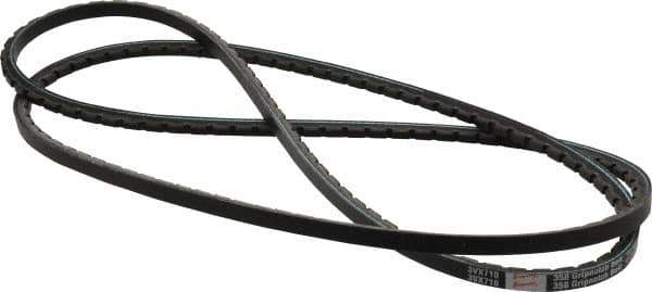 Browning - Section 3VX, 3/8" Wide, 71" Outside Length, Gripnotch V-Belt - Rubber Compound, 358 Gripnotch, No. 3VX710 - Eagle Tool & Supply