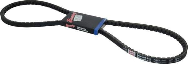 Browning - Section AX, 1/2" Wide, 44" Outside Length, Gripnotch V-Belt - Rubber Compound, Gripnotch, No. AX42 - Eagle Tool & Supply