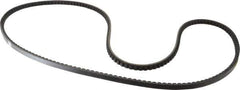 Browning - Section AX, 1/2" Wide, 70" Outside Length, Gripnotch V-Belt - Rubber Compound, Gripnotch, No. AX68 - Eagle Tool & Supply