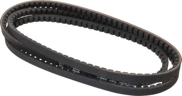 Browning - Section AX, 1/2" Wide, 82" Outside Length, Gripnotch V-Belt - Rubber Compound, Gripnotch, No. AX80 - Eagle Tool & Supply