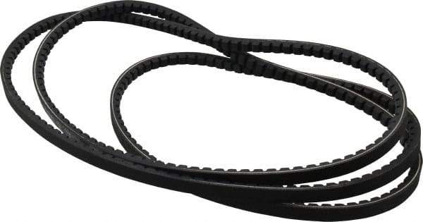 Browning - Section AX, 1/2" Wide, 107" Outside Length, Gripnotch V-Belt - Rubber Compound, Gripnotch, No. AX105 - Eagle Tool & Supply
