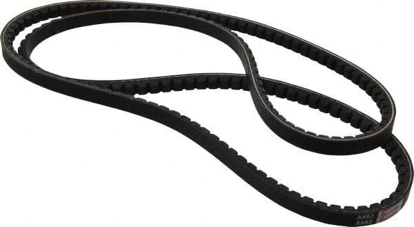 Browning - Section AX, 1/2" Wide, 65" Outside Length, Gripnotch V-Belt - Rubber Compound, Gripnotch, No. AX63 - Eagle Tool & Supply