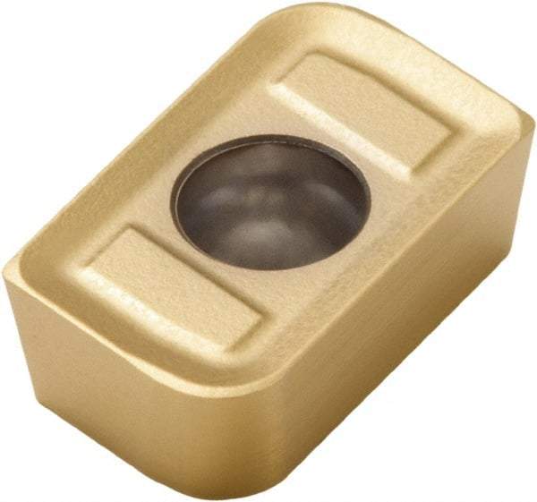 Seco - XCMX13T330 M11 Grade F40M Carbide Milling Insert - TiAlN/TiN Finish, 0.172" Thick, 0.118" Corner Radius - Eagle Tool & Supply