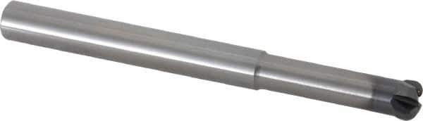 OSG - 3/8", 4 Flute, Single End, Solid Carbide, 3/32" Corner Radius End Mill - 4" OAL, 0.15" LOC, Right Hand Cut, 1-1/2" Extended Reach - Eagle Tool & Supply