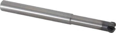 OSG - 3/8", 4 Flute, Single End, Solid Carbide, 3/32" Corner Radius End Mill - 4" OAL, 0.15" LOC, Right Hand Cut, 1-1/2" Extended Reach - Eagle Tool & Supply
