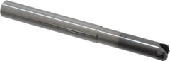 OSG - 1/2", 4 Flute, Single End, Solid Carbide, 1/8" Corner Radius End Mill - 5" OAL, 0.2" LOC, Right Hand Cut, 2" Extended Reach - Eagle Tool & Supply