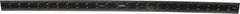 SPI - 24" Long, 1/64, 1/32, 1/16, 1/8" Graduation, Rigid Steel Rule - 4R Graduation Style, 1-1/8" Wide, Black, Black Chrome Finish - Eagle Tool & Supply