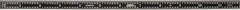 SPI - 12" Long, 1/100, 1/64, 1/32, 1/10" Graduation, Flexible Steel Rule - 5R Graduation Style, 1/2" Wide, Black, Black Chrome Finish - Eagle Tool & Supply