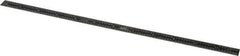 SPI - 12" Long, 1/64, 1/32" and 0.5, 1mm Graduation, Flexible Steel Rule - English/Metric Graduation Style, 1/2" Wide, Black, Black Chrome Finish - Eagle Tool & Supply