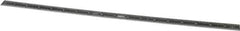 SPI - 18" Long, 1/64, 1/50, 1/32, 1/10" Graduation, Flexible Steel Rule - 3R Graduation Style, 3/4" Wide, Black, Black Chrome Finish - Eagle Tool & Supply