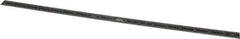 SPI - 18" Long, 1/100, 1/64, 1/50, 1/32" Graduation, Flexible Steel Rule - 16R Graduation Style, 3/4" Wide, Black, Black Chrome Finish - Eagle Tool & Supply