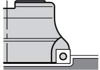 Kennametal - BGHX15L5 Grade KD1410 PCD Milling Insert - Uncoated, 0.1969" Thick - Eagle Tool & Supply