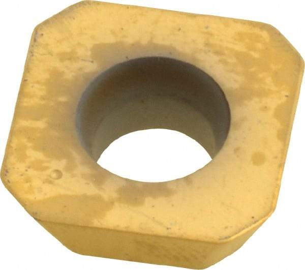 Kennametal - SEHW43 Grade KC725M Carbide Milling Insert - TiN/TiCN/TiN Finish, 3/16" Thick, 1/2" Inscribed Circle, 1mm Corner Radius - Eagle Tool & Supply