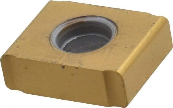 Kennametal - LNEU1240 Grade KC725M Carbide Milling Insert - TiN/TiCN/TiN Finish, 0.1575" Thick, 0.8mm Corner Radius - Eagle Tool & Supply