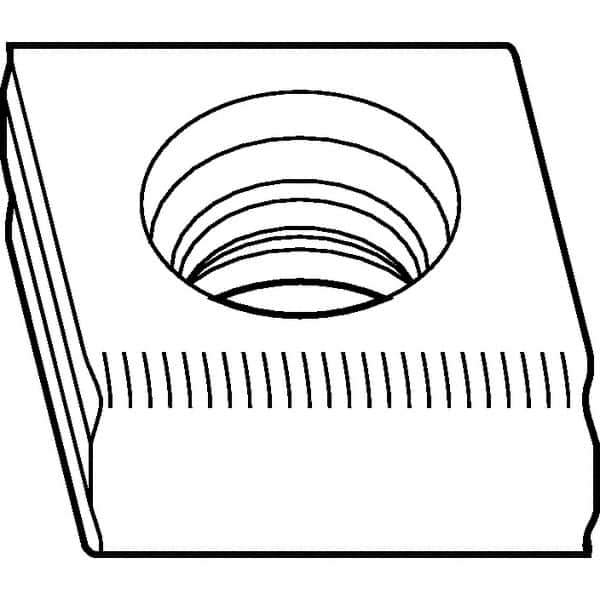 Kennametal - CNHU1606 Grade KC725M Carbide Milling Insert - TiN/TiCN/TiN Finish, 0.252" Thick, 12.06mm Inscribed Circle, 0.8mm Corner Radius - Eagle Tool & Supply