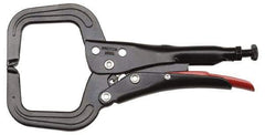 Proto - 6-11/16" OAL C-Clamp Locking Pliers - 5/16" Jaw Width, 1-61/64" Jaw Depth, 2-23/64" Jaw Opening, Standard Handle - Eagle Tool & Supply