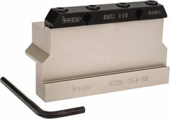 Iscar - Tool Block Style SGTBU, 1.77" Blade Height, 4.331" OAL, 2.76"& OAH, Indexable Cutoff Blade Tool Block - 1" Shank Height, 0.906" Shank Width, Through Coolant, Series Tool Blocks - Eagle Tool & Supply