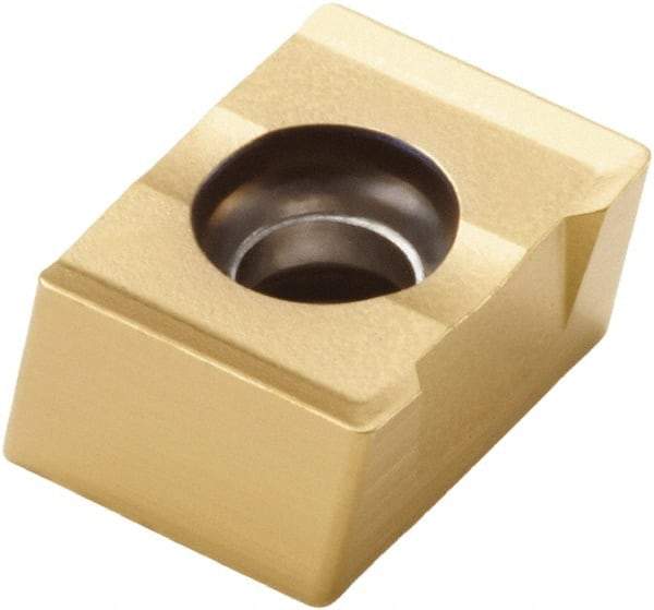 Seco - LNKT050408 M06 Grade F40M Carbide Milling Insert - TiAlN/TiN Finish, 0.185" Thick, 0.031" Corner Radius - Eagle Tool & Supply
