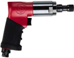 Chicago Pneumatic - 1/4" Bit Holder, 900 RPM, Pistol Grip Handle Air Screwdriver - 230 In/Lb Torque, 1/4 NPT Inlet, 2.5 CFM - Eagle Tool & Supply