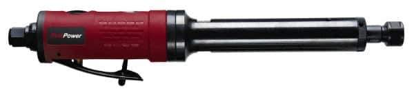 Chicago Pneumatic - 1/4" Collet, Straight Handle, Straight Air Die Grinder - 22,000 RPM, Rear Exhaust, 11.2 CFM, 0.42 hp, 6.21 bar, 1/4" Inlet - Eagle Tool & Supply