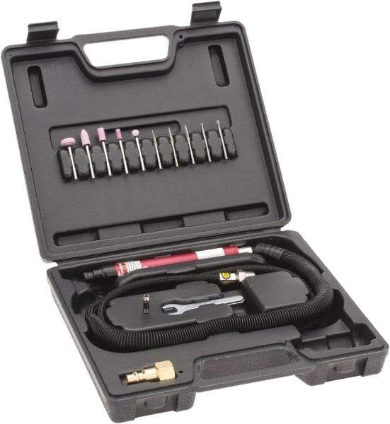 Chicago Pneumatic - 7 CFM, Pencil Grinder Kit - 60,000 RPM, 6.3 bar Air Pressure, 90 psi Air Pressure - Eagle Tool & Supply