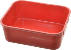 LEWISBins+ - 300 Lb Load Capacity Red Fiberglass Tote Container - Stacking, Nesting, 6.3" Long x 4.9" Wide x 2.1" High - Eagle Tool & Supply