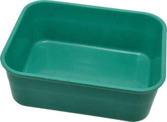 LEWISBins+ - 300 Lb Load Capacity Green Fiberglass Tote Container - Stacking, Nesting, 6.3" Long x 4.9" Wide x 2.1" High - Eagle Tool & Supply