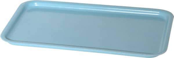 LEWISBins+ - 6.2" Wide x 2/5" High, Blue Bin Cover - Use with LewisBins - N096-4PSM - Eagle Tool & Supply