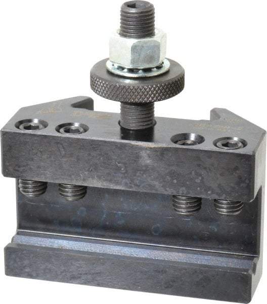 Dorian Tool - Series AXA, #2 Boring, Turning & Facing Tool Post Holder - 300mm & Under Lathe Swing, 1.74" OAH x 2-3/4" OAL, 3/4" Max Tool Cutting Size, 36.12mm Centerline Height - Exact Industrial Supply