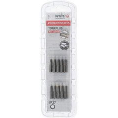 Wiha - 1/4" Drive IP27 Torx Plus Screwdriver Bit - 1" OAL, Insert Bit - Eagle Tool & Supply