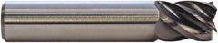 M.A. Ford - 3/8", 5 Flute, Single End, Solid Carbide, 0.015" Corner Radius End Mill - 6" OAL, 38° Helix, Right Hand Flute, 1-1/4" LOC, Right Hand Cut - Eagle Tool & Supply