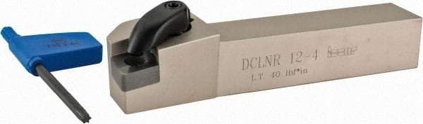 Iscar - DCLN, Right Hand Cut, 95° Lead Angle, 3/4" Shank Height x 3/4" Shank Width, Negative Rake Indexable Turning Toolholder - 4-1/2" OAL, CN.. Insert Compatibility, Series Isoturn - Eagle Tool & Supply