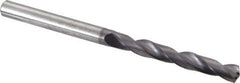 Value Collection - 5/16" 140° Point Solid Carbide Jobber Drill - TiAlN Finish, Spiral Flute, Straight Shank, Right Hand Cut, 2-33/64" Flute Length, 4-41/64" OAL - Eagle Tool & Supply