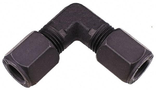 Parker - Metal Flareless Bite Tube Union Elbow - 1/8 NPTF - Eagle Tool & Supply