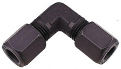 Parker - Metal Flareless Bite Tube Union Elbow - 1/8 NPTF - Eagle Tool & Supply