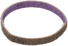 3M - 1/2" Wide x 12" OAL, Aluminum Oxide Abrasive Belt - Aluminum Oxide, Coarse, Nonwoven, Series DF-BL - Eagle Tool & Supply