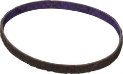 3M - 1/2" Wide x 18" OAL, Aluminum Oxide Abrasive Belt - Aluminum Oxide, Coarse, Nonwoven, Series DF-BL - Eagle Tool & Supply