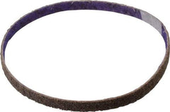 3M - 1/2" Wide x 24" OAL, Aluminum Oxide Abrasive Belt - Aluminum Oxide, Coarse, Nonwoven, Series DF-BL - Eagle Tool & Supply