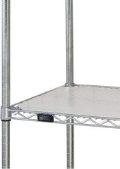 Quantum Storage - 24" Wide, Open Shelving Accessory/Component - HDPE, Polyethylene Finish, 48" Long, Use with Wire Shelving Units - Eagle Tool & Supply