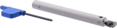 Iscar - MIFHR, Internal, Right Hand, 12.5mm Max Depth of Cut, Indexable Grooving Tool Holder - MI.R Insert Compatibility, 10mm Shank Width, 102.5mm OAL, Through Coolant - Eagle Tool & Supply