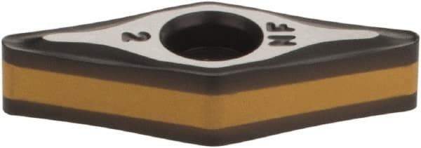 Iscar - VNMG2.5-2 NF Grade IC8250 Carbide Turning Insert - TiCN/Al2O3/TiN Finish, 35° Diamond, 9/32" Inscr Circle, 5/32" Thick, 1/32" Corner Radius - Eagle Tool & Supply