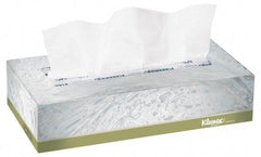 Kleenex - Flat Box of White Facial Tissues - 2 Ply - Eagle Tool & Supply