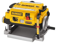 DeWALT - 15 Amp, 10,000 and 20,000 RPM, Bench Planer - 1/8 Inch Depth of Cut, 13 Inch Wide, 6 Inch Depth Capacity - Eagle Tool & Supply