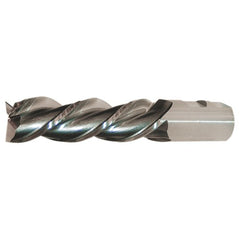 ‎1″ × 1″ × 3″ × 5-1/2″ LHS / LHC HSS-E (PM) Powder Metal High Helix Finishing End Mill-3F SE CC LH - Bright