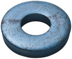 Metric Blue - M20 Screw, Alloy Steel Standard Flat Washer - 22.32mm ID x 39mm OD, 3.1mm Thick, Plain Finish - Eagle Tool & Supply