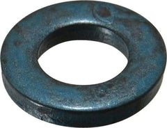 Metric Blue - M8 Screw, Alloy Steel Standard Flat Washer - 9.32mm ID x 17.75mm OD, 3mm Thick - Eagle Tool & Supply