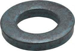 Metric Blue - M10 Screw, Alloy Steel Standard Flat Washer - 11.51mm ID x 20mm OD, 3mm Thick - Eagle Tool & Supply